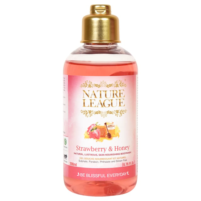 Nature League Strawberry & Honey Body wash 200 ml