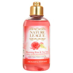 Nature League Blooming Rose and Tea Tree Body wash 200 ml (Pack of 2)