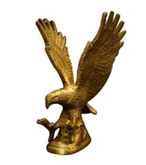 Golden Antique Brass Eagle Statue