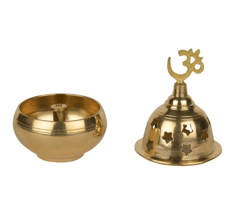 Brass Akhand Diya (4.3")