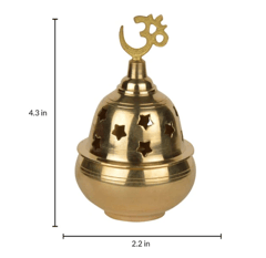 Brass Akhand Diya (4.3")