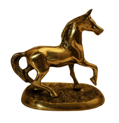 Brass Horse Statue