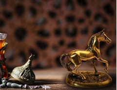 Brass Horse Statue