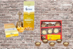 Mayur Puja Agarbatti (Sandalwood) (PO4) and Panchgavya Diya with Pure Cowmilk Ghee (1box - 9pieces)