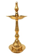 Brass Panch Deepak (Set of 2)