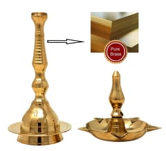 Brass Panch Deepak (Set of 2)