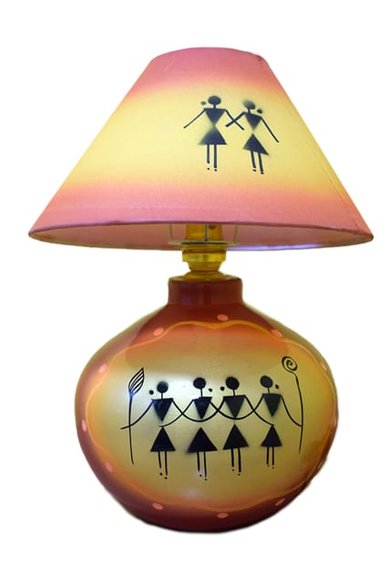 Terracotta Round Orli Red Lamp Shade