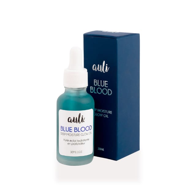 Auli Blue Blood Tansy Moisturising Fat Melting Anti-Ageing Anti-Pigmentation Skin Smoothening Facial Oil for Normal to Dry and Combination Skin - 30ML
