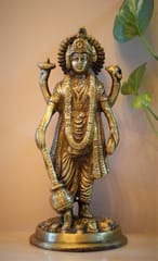 Brass Vishnu Idol ( 7.5 inch)