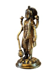 Brass Vishnu Idol ( 7.5 inch)