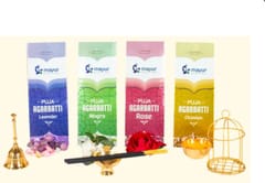 Minakari Agarbatti Stand + 4 Fragrance Agarbatti Multipack Combi Offer