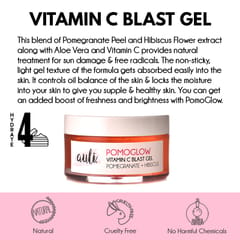 Auli Pomoglow Antioxidant Rich Damage Repair Anti-Sweat and Anti-Tan Pore Minimising Skin Tightening Pomegranate Gel for All Skin Types - 50gm