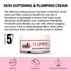 Auli Plumpkin Moisturising Nourishing Anti-Ageing Anti-Pigmentation Dryness Removing Skin Plumping Face Cream for All Skin Types - 50gm