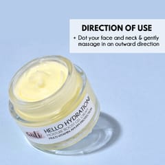 Auli Hello Hydration Gel Cream for Healthy Glowing Skin Nourishing Moisturising Facial Cream for All Skin Types - 60gm