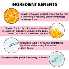 Auli Power Of C Vitamin C & Hyaluronic Acid Anti Pigmentation Skin Glowing Paraben Free Serum for Face - 30ml