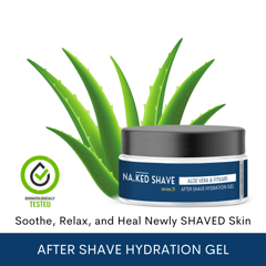 Premium After Shave Hydration Gel with Aloe Vera and Fitkari for Men | Combo Pack - 50 Gm Each