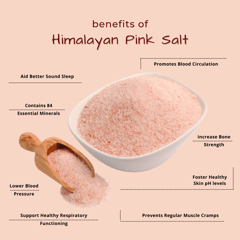 Natural Himalayan Pink Salt for Bath Time Skin Treatment and Muscle Pain Relief Fortified with 84 Rich Minerals Course Grade Untreated