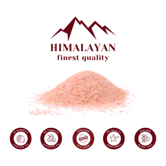 Natural Himalayan Pink Salt for Bath Time Skin Treatment and Muscle Pain Relief Fortified with 84 Rich Minerals Course Grade Untreated