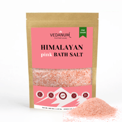 Natural Himalayan Pink Bath Salt Finest Quality with Mountain Minerals and Skin Therapy Elements for Dead Cells Treatment, and Blood Circulation