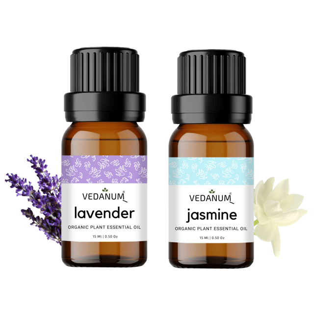 Lavender and Jasmine Essential Oil Combo Pack - 15 ML Each