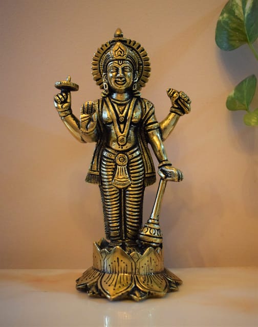 Brass Vishnu Idol (7.5 inch)