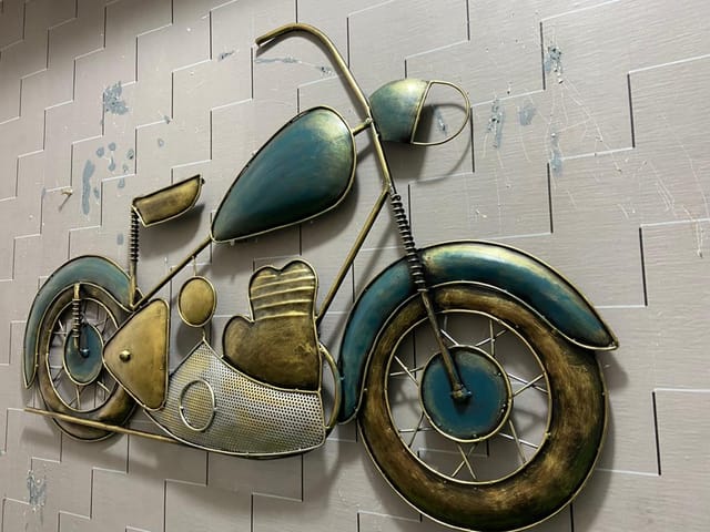 Metal Bike Wall Mount - Wall Art 2 (40 inch)