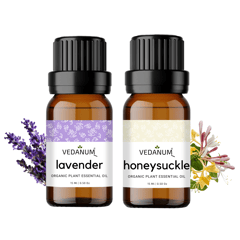 Lavender and Honeysuckle Essential Oil Combo Pack - 15 ML Each