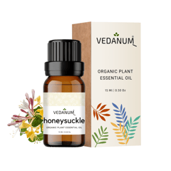 Rose Water and Honeysuckle Essential Oil Combo Pack - 15 ML Each