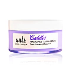 Auli Cuddles Niacinamide Moisturising Nourishing Rejuvenating Skin Plumping Lightweight and Non-Greasy Face Cream for All Skin Stypes - 120gm